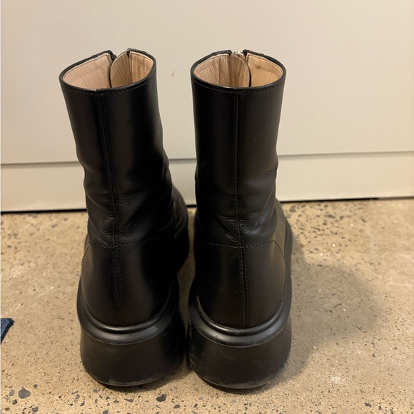 The Row Black Zipped Ankle Boots - Picture 5 of 12